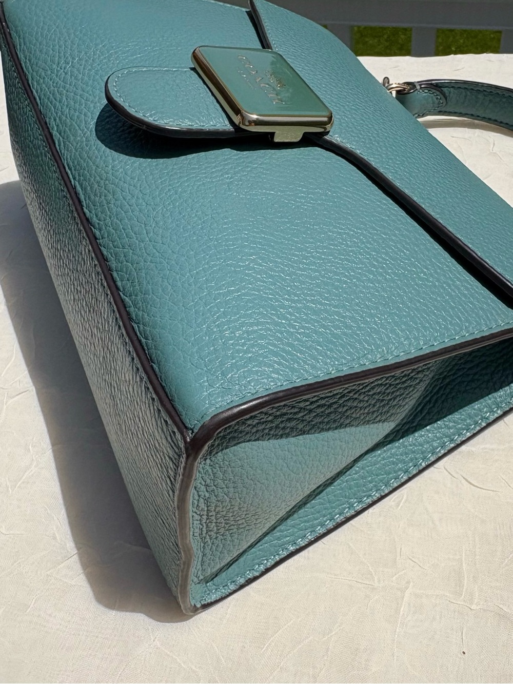 COACH Pepper Satchel In Marine CA234 - Picture 6 of 10